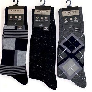 Alfani Alfatech Men’s Dress Socks 3 Pairs Sz 10-13
